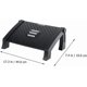 thumbnail image 3 of Stool Footrest Office Desk Foot Rest Leg Supporter for Office Use Easy Storage Ref: 5209, 3 of 5