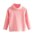 thumbnail image 5 of Dyfzdhu Girls Sweater Spring And Autumn Turtleneck Solid Long Sleeve Round Top, 5 of 5