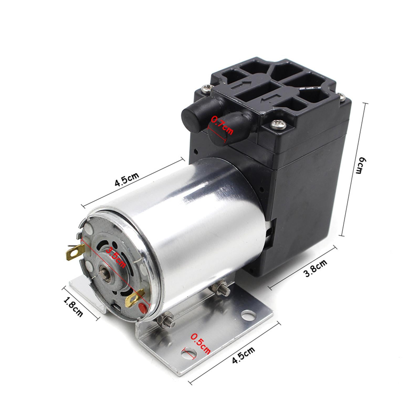 Wzmzjy Mini Pump Motor analysis Sampling Electric 5L/Min Vacuum Suction DC12V 65-12Kpa