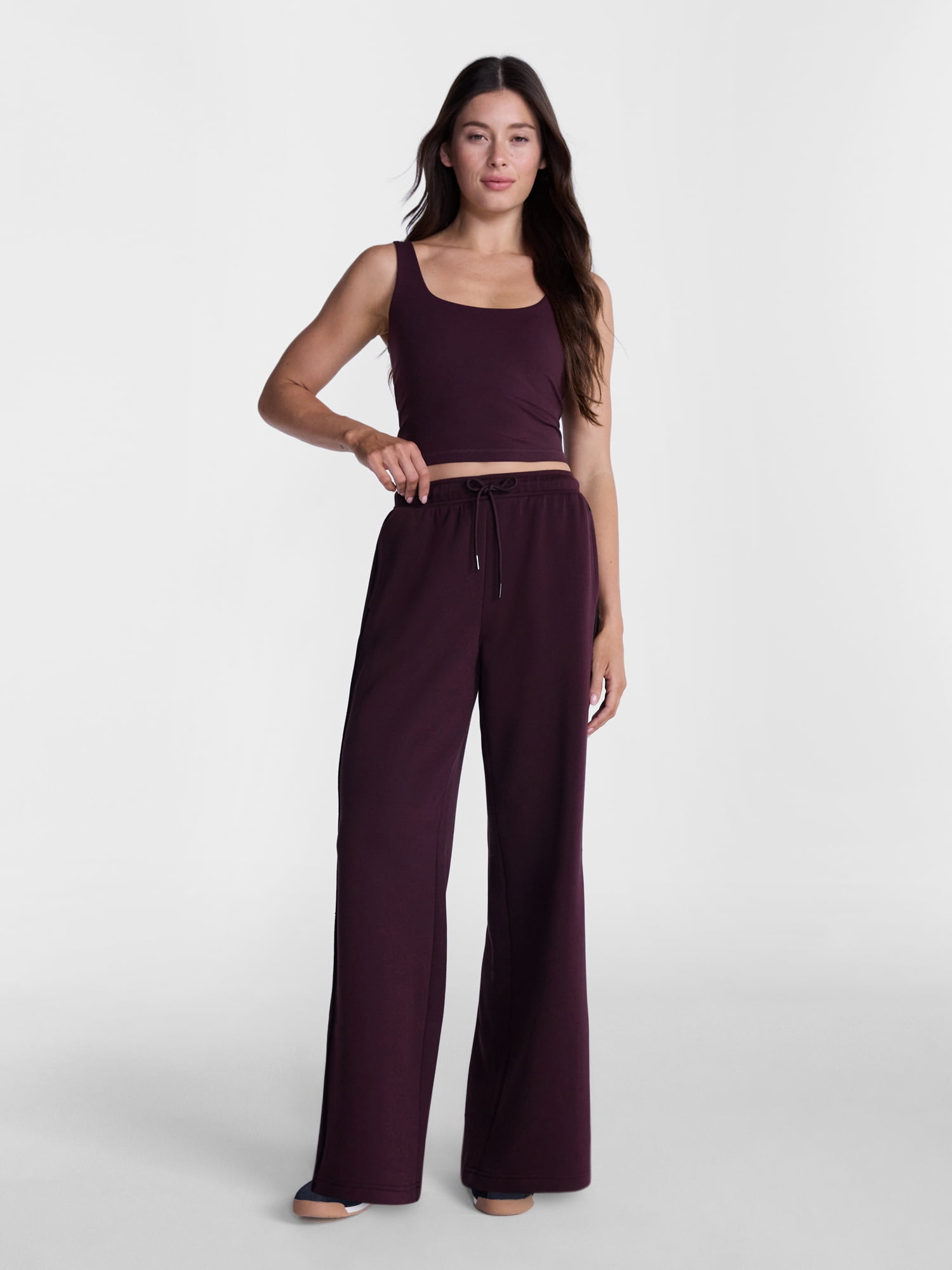 Avia Women's Pique Knit Track Pants, 31" Inseam, Sizes XS-XXXL