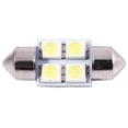 thumbnail image 3 of DC 12V 31mm 4 5050 SMD Car Interior Dome Festoon LED Light White 2 Pcs, 3 of 5