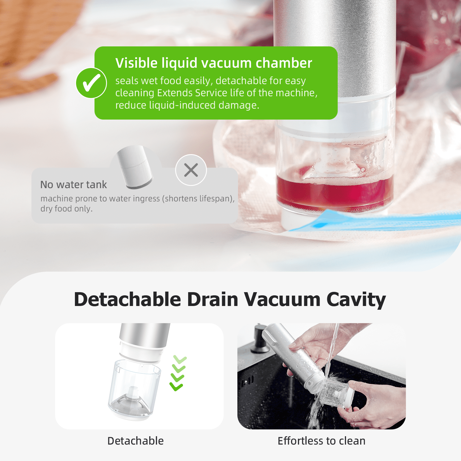 INKBIRD Father‘s Day Portable Label Makers and KZ100 Handheld Vacuum Sealers, Picnic - perfect Portable Comb,Outdoor,Kitchen