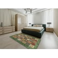 thumbnail image 4 of Ahgly Company Indoor Rectangle Abstract Avocado Green Abstract Area Rugs, 5' x 8', 4 of 6