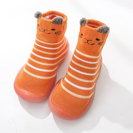 

Sock Shoes Non-Skid Boys Girls Walking Shoes Soft Sole Sneakers Cotton Toddler Girl Shoes for Boys 2-4 Years
