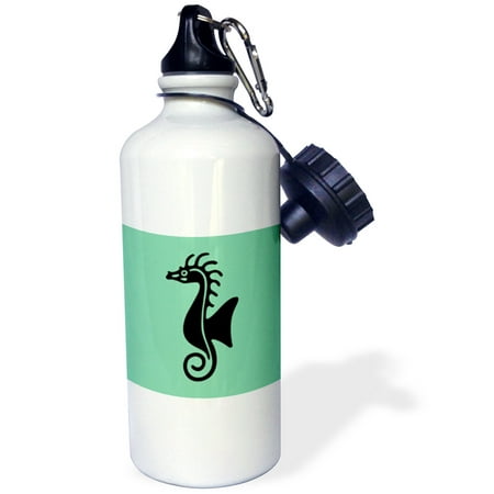 

3dRose Sea Horse Sports Water Bottle 21oz