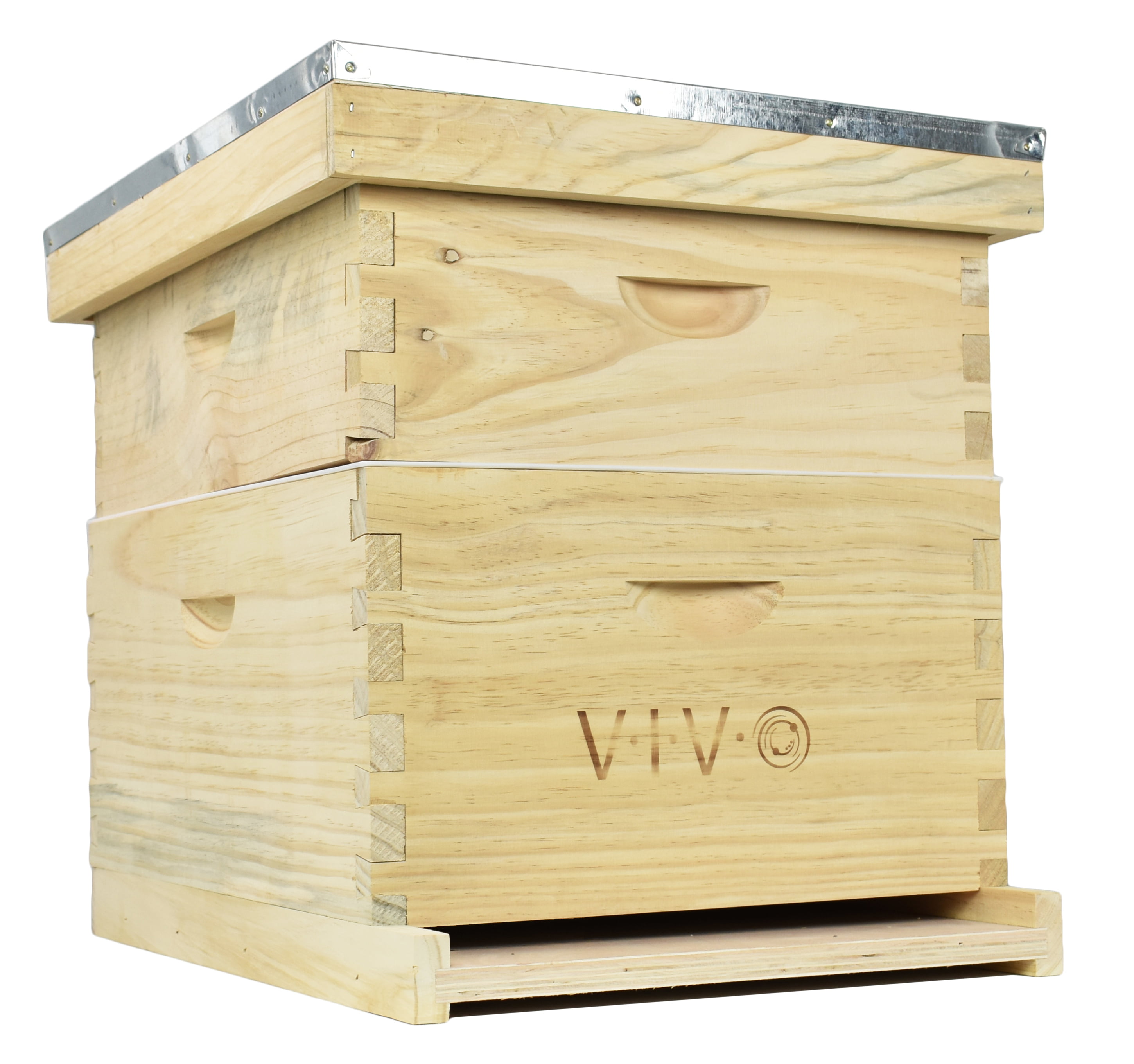 Beehive 20 Frame Complete Box Kit 10 Deep-10 Medium Langstroth Beekeeping 