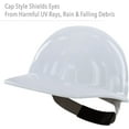 thumbnail image 3 of Fibre-Metal by Honeywell E2RW01A000 SuperEight Thermoplastic Cap-Style Hard Hat with 8-Point Ratchet Suspension, White, Medium, 3 of 7