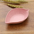 thumbnail image 2 of Taotanxi 1 Pcs Leaf Shape Sauce Dish,Small Dipping Bowls Appetizer Plates Wheat Straw Soy Sauce Dishes Multicolor Plastic Saucers Bowl Dinnerware Set for Vinegar/Salad Soy Sauce/Wasabi/Chili Oil, 2 of 6
