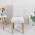 thumbnail image 5 of Chair Covers for Dining Chairs Set of 6,Cotton Stretch Dining Room Chair Cover Kitchen Parsons Chair Slipcovers (Pack of 6, Cotton), 5 of 6