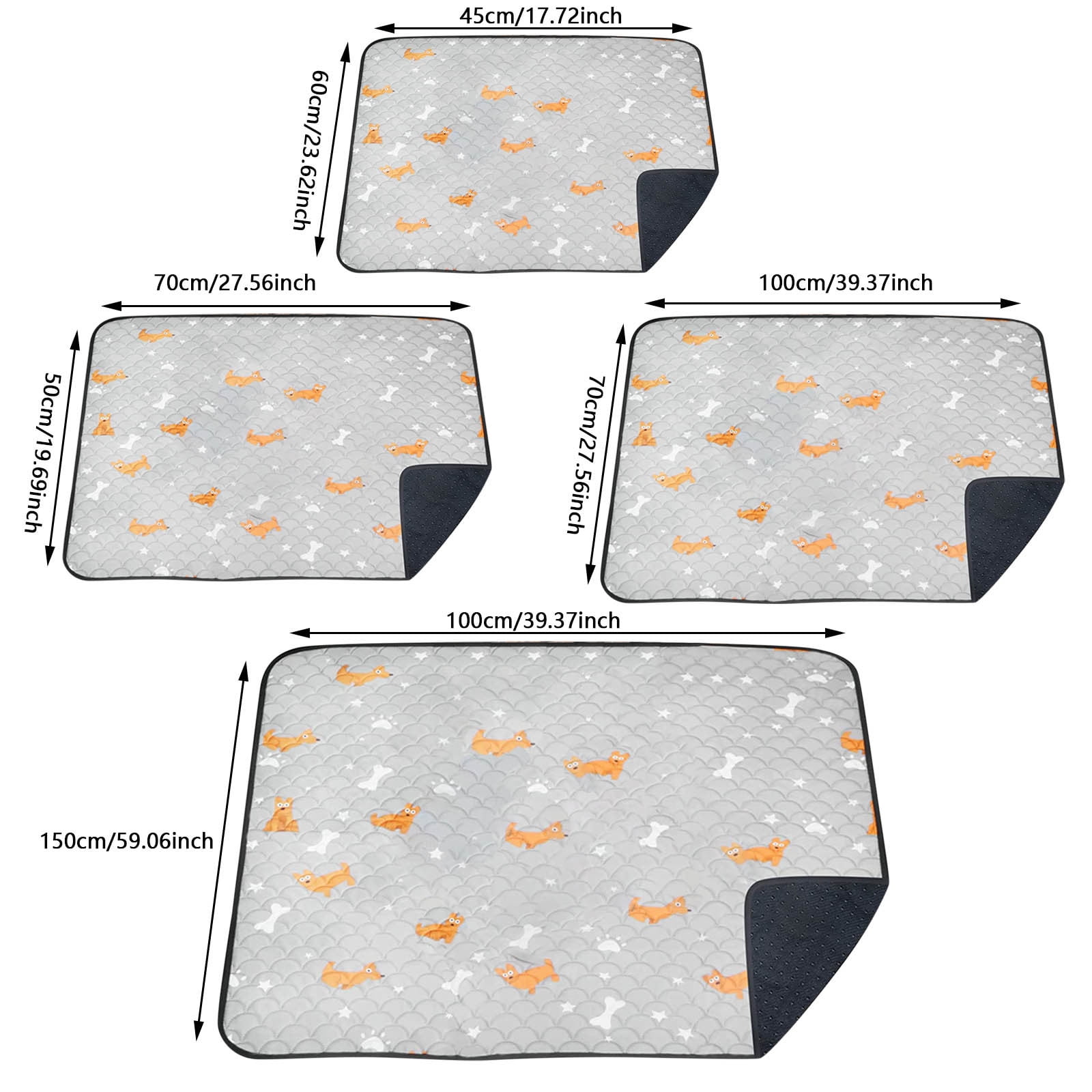 Scenting Pads - Washable Bed Pads for Adults Mattress Protector Pads Non- Pee Pads Multiple Sizes for Comfort and