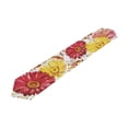 thumbnail image 1 of EREHome Yellow And Red Daisy Table Runner Table Top Decoration Home Decor 13x90 inches, 1 of 5