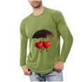 thumbnail image 1 of Blusas y camisas de manga larga con cuello redondo para hombre, deportivas, fitness, hogar, pijamas navideños estampados, camiseta de manga larga con cuello redondo, blusa de poliéster para hombre, 1 of 3