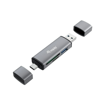 Equip USB 3.0 HUB OTG SB-C & USB-A SD/MicroSD Card Reader