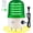 GREEN PRO(0-130dB,AC110V), variant on Industrial LED Rotating Warning Light, AC110V Amber Strobe Light for Public Emergency Alarms, Indoor/Outdoor Safety Siren with Volume Adjustment/Plug and Buzzer (Amber PRO(0-130dB,AC110V))