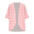 thumbnail image 3 of Mujeres de Manga Larga Tops Casual Impreso Suelto Cubrir Blusa de Cardigan Primavera Verano, 3 of 6