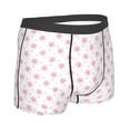 thumbnail image 3 of Balery Animal Pink Color Paw Men's Boxer Briefs, Soft and Breathable Cotton Underwear with nylon Waistband-Large, 3 of 9