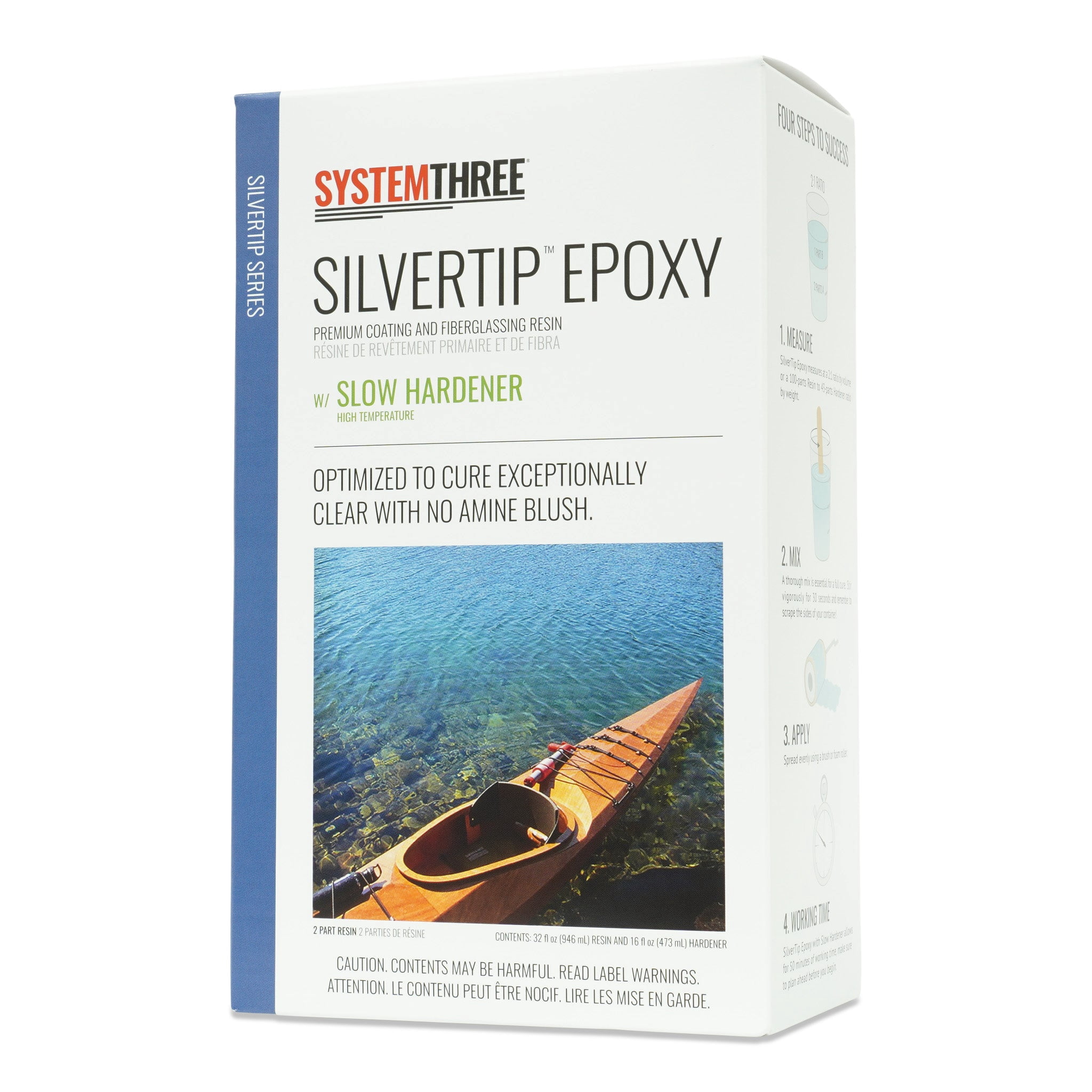 System Three SilverTip Epoxy with Slow Hardener, 1.5-Quart