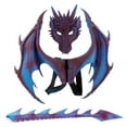 thumbnail image 4 of Enfants Aile de Dragon Costume Accessoires de Fête pour Accessoire Photo de Fête Carnaval Violet, 4 of 10