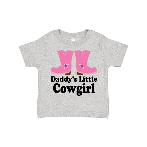 Inktastic Daddy's Little Cowgirl Girls Toddler T-Shirt