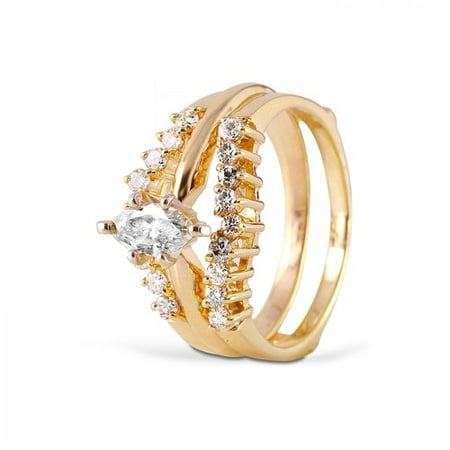 Ladies 0.81 Carat Diamond 14K Yellow Gold Ring