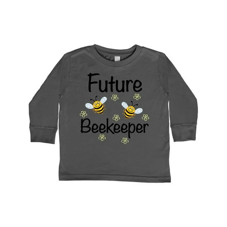 

Inktastic Future Beekeeper Honey Bee Gift Toddler Boy or Toddler Girl Long Sleeve T-Shirt