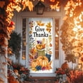 thumbnail image 4 of Diceymbol Thanksgiving Door Cover Decor 35x78 Inch Holiday Polyester Door & Wall Decoration Autumn Festival Party Entryway Display, 4 of 6