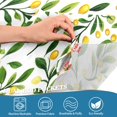 thumbnail image 3 of Yayeee Kitchen Curtains Light Filtering 27"x36" Rod Pocket Short Cafe Window Panel, Olive Leaf, 3 of 7
