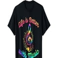 thumbnail image 2 of Life Is Better With Music Notes Symbol Tie Dye Musician T-Shirt Tee For Adult, Men, Women, Teen, Teenager, Adolescent, Youth, 2 of 5