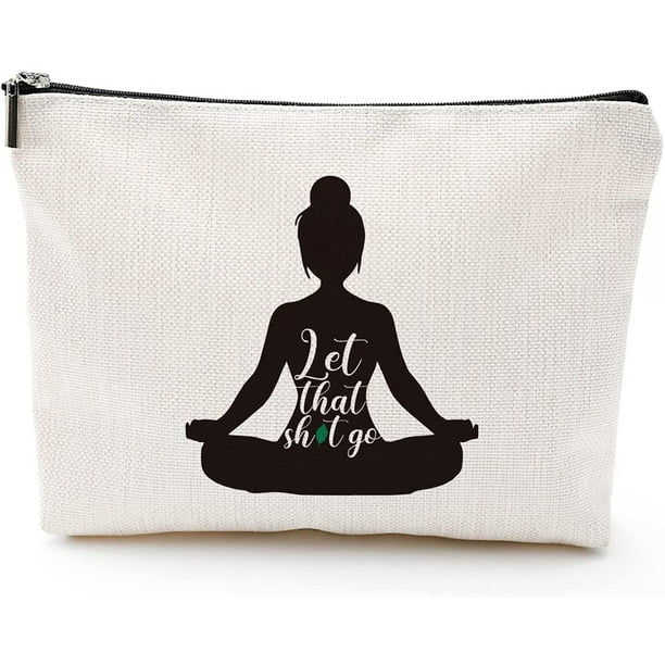 Zen Motivational Yoga Gifts-Let That S GO-Funny Yoga Gifts Makeup