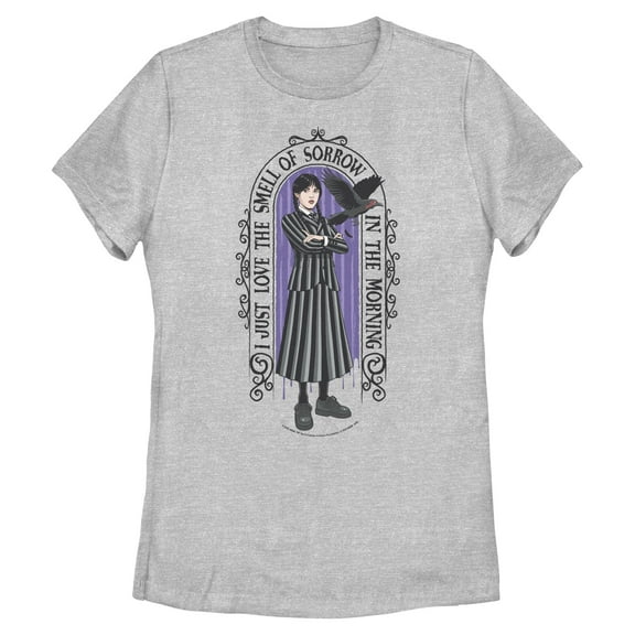 Womens Wednesday Love the Smell of Sorrow T Shirt