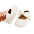 thumbnail image 3 of Baby Girls Princess Shoes Bowknot Anti-Slip Rubber Sole First Walkers, 3 of 5