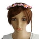 thumbnail image 2 of Boda Del Partido Del Estilo De La Flor Del Boho Corona De Pelo Nupcial Decoración Cabeza Venda Rosa BLESIY venda de la flor, 2 of 8