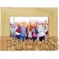 thumbnail image 3 of Isaac Jacobs 4x6 Natural Wood “Friends” Tabletop Picture Frame, 3 of 5
