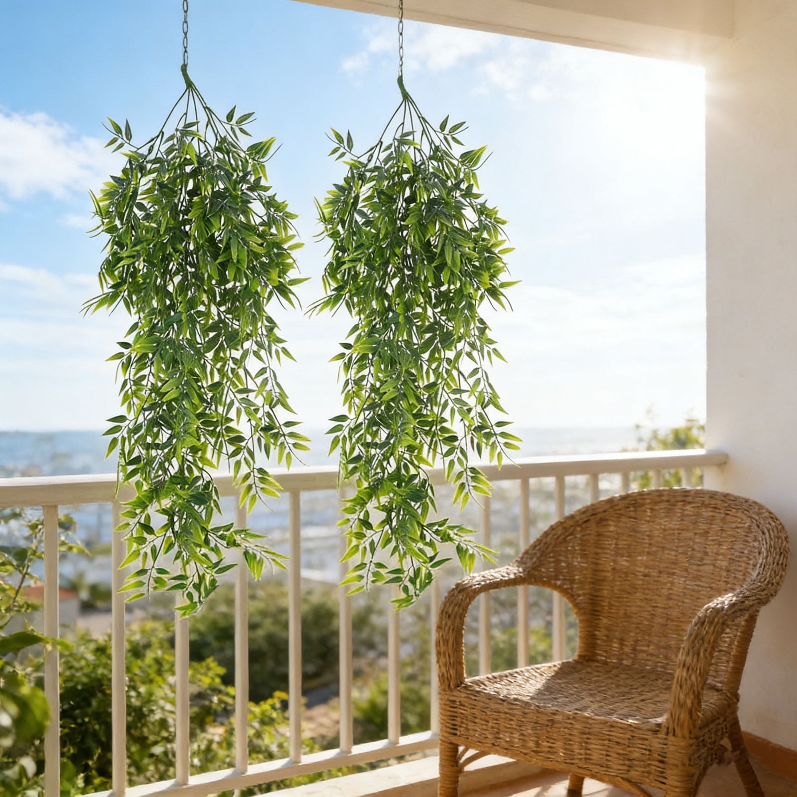 Hanging Artificial Leaf Vines for Indoor Outdoor Home Garden Wedding Party Decor