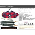 thumbnail image 6 of Portable Outdoor Sports Waist Pack 5L Waterproof Hiking Shoulder Bag Cycle Camping Travel Men Women Unisex Waterproof Waist Bag, 6 of 14