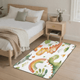 thumbnail image 2 of CURLYOOT Cute Dinosaur Rianbow Tree Rug for Living Room Bedroom, 4x6 Ft Washable Area Rug, Non Slip Rugs for Entryway, Large Carpet for Indoor Dining Room, 2 of 8