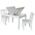 thumbnail image 5 of International Concepts Indoor Wood Kids Lift Top Table and 2 Chairs in White - 3 Piece Set, 5 of 13