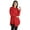 Red, variant on Phagun Long Sleeve Formal Shirts For Womens Solid Button Down Collar Neck Shirt