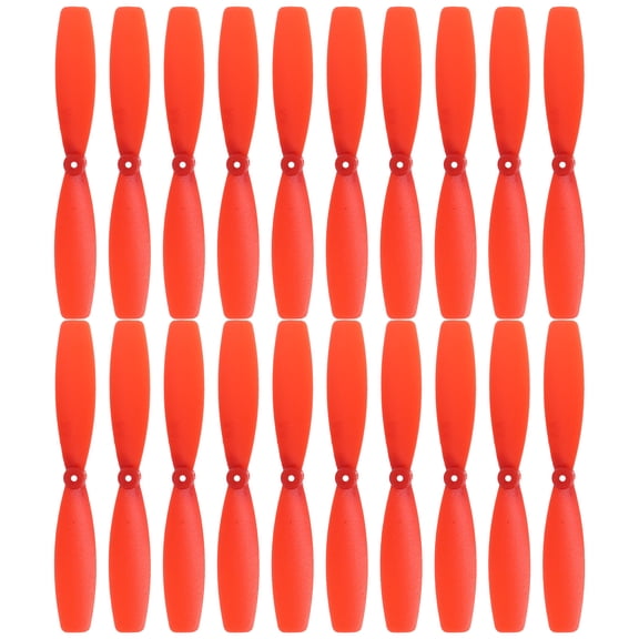 ibasenice 10Pairs Red 2-Vane Propeller Blades Plastic for Rc Airplane Drone Repair