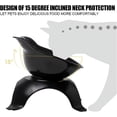 thumbnail image 4 of Cat Dog Bowls,15°Tilted Pet Feeder Bowl,Cat Feeding Bowls,Protective Cat Feeder Bowl ,cat Food Bowl with Non-Slip Base Stand, 4 of 5