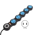 thumbnail image 2 of Zócalos eléctricos, 10A Multifuncional Power Strip Power Strip Socket Outlet Eficiencia maximizada, 2 of 8