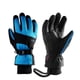 thumbnail image 1 of Guantes de ciclismo con dedos completos acolchados, forro transpirable, palma con absorción de impactos, negros, para motociclismo, ciclismo al aire libre, resistentes a la intemperie, cuero, 1 of 9