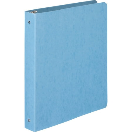 Wilson Jones PRESSTEX Round Ring Binder, 1" Cap, Light Blue