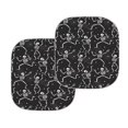 thumbnail image 3 of KUIFORTI 2 Piece Skull Car Sun Shade Skeleton Windshield Sunshade, Reflective Polyester Blocks Heat and Sun. Foldable Sun Shield That Keeps Your Vehicle Cool, 3 of 5