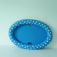 thumbnail image 3 of KAKOWELY 1 Pc Pet Inflatable Swimming Pool Portable Foldable Pool Dogs Cats Floating Mat Water Pond Pool (Blue),55.12"X37.8"X5.91", 3 of 5