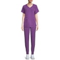thumbnail image 5 of ClimateRight by Cuddl Duds Short Sleeve V-Neck Scrub Top (Women's ), 5 of 5