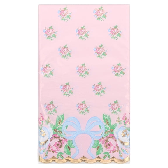 16 Count Floral Bows Guest Napkins, by Way To Celebrate