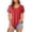 Red, variant on CAIXIA Workout Tops Womens V Neck Short Sleeve T Shirts Moisture Wicking Yoga Gym Running Hiking Athletic Tee,Navy