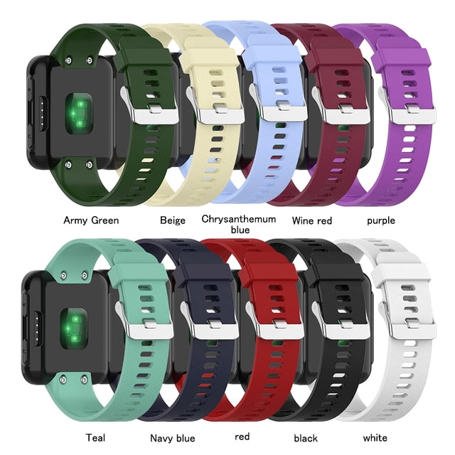 Bracelet de Montre Sport en Silicone pour Garmin Forerunner35 Forerunner30 Forerunner 35J Forerunner35J