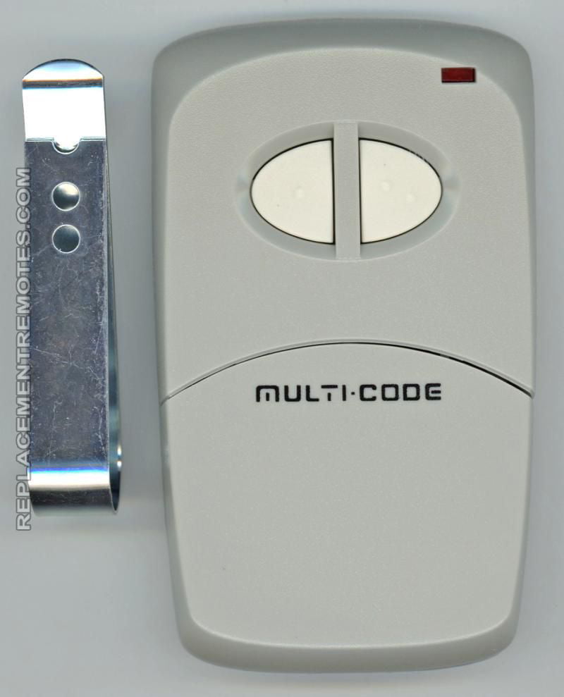 Multicode 4120 garage door opener two button remote (p/n 4120 garage door opener two button